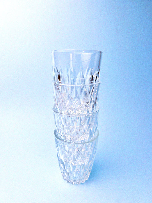 Vintage Duralex Liqueur "Chambord" Glasses, Set of 4