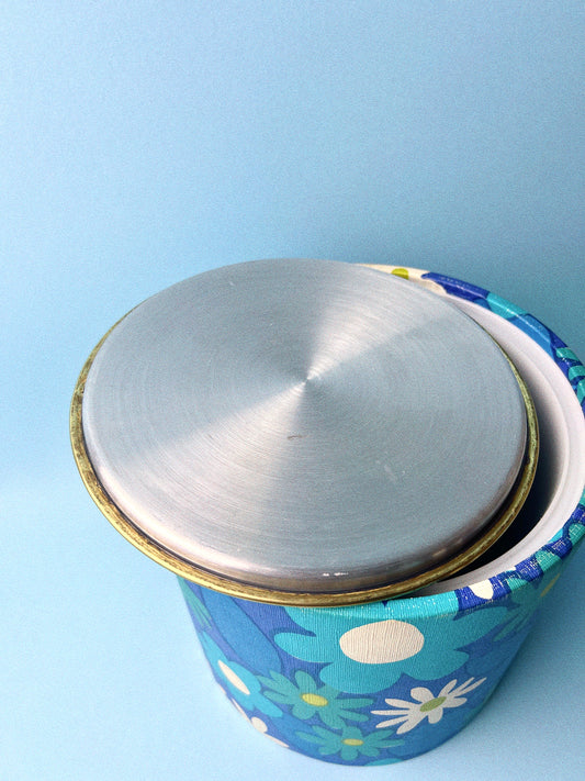 Vintage Flower Power Mid Mod Ice Bucket