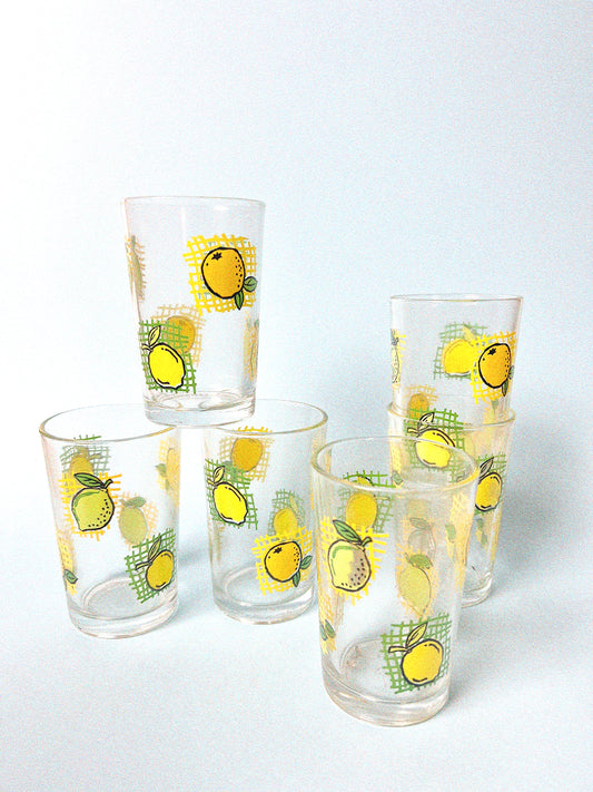 Lizzie Lemonade Set, Carafe + 4 Glasses