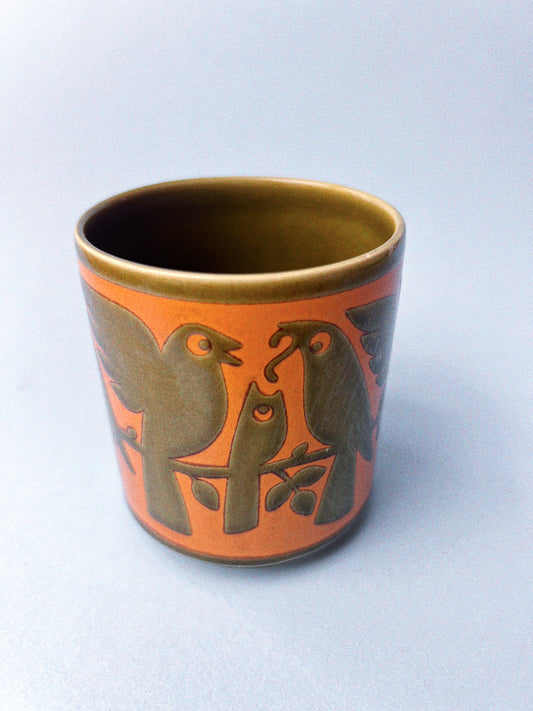 Vintage Hornsea Pottery Birds Mug