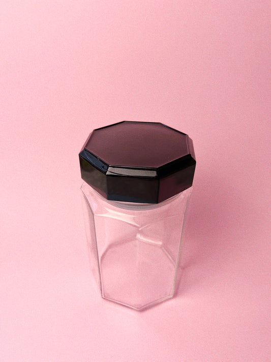 Vintage Arcoroc France Octime Collection Stash Jar