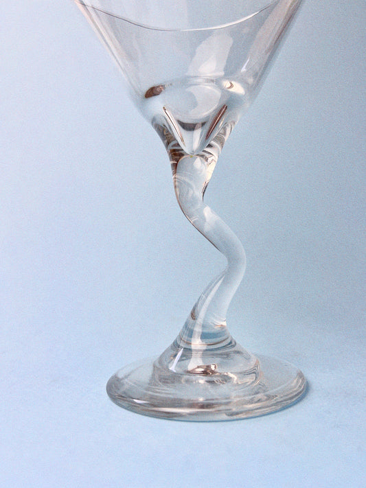 Vintage "Z" Stem Martini Glasses, Set of 2 | Libbey