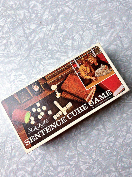 Scrabble Sentence Cube Game | 1st Edition