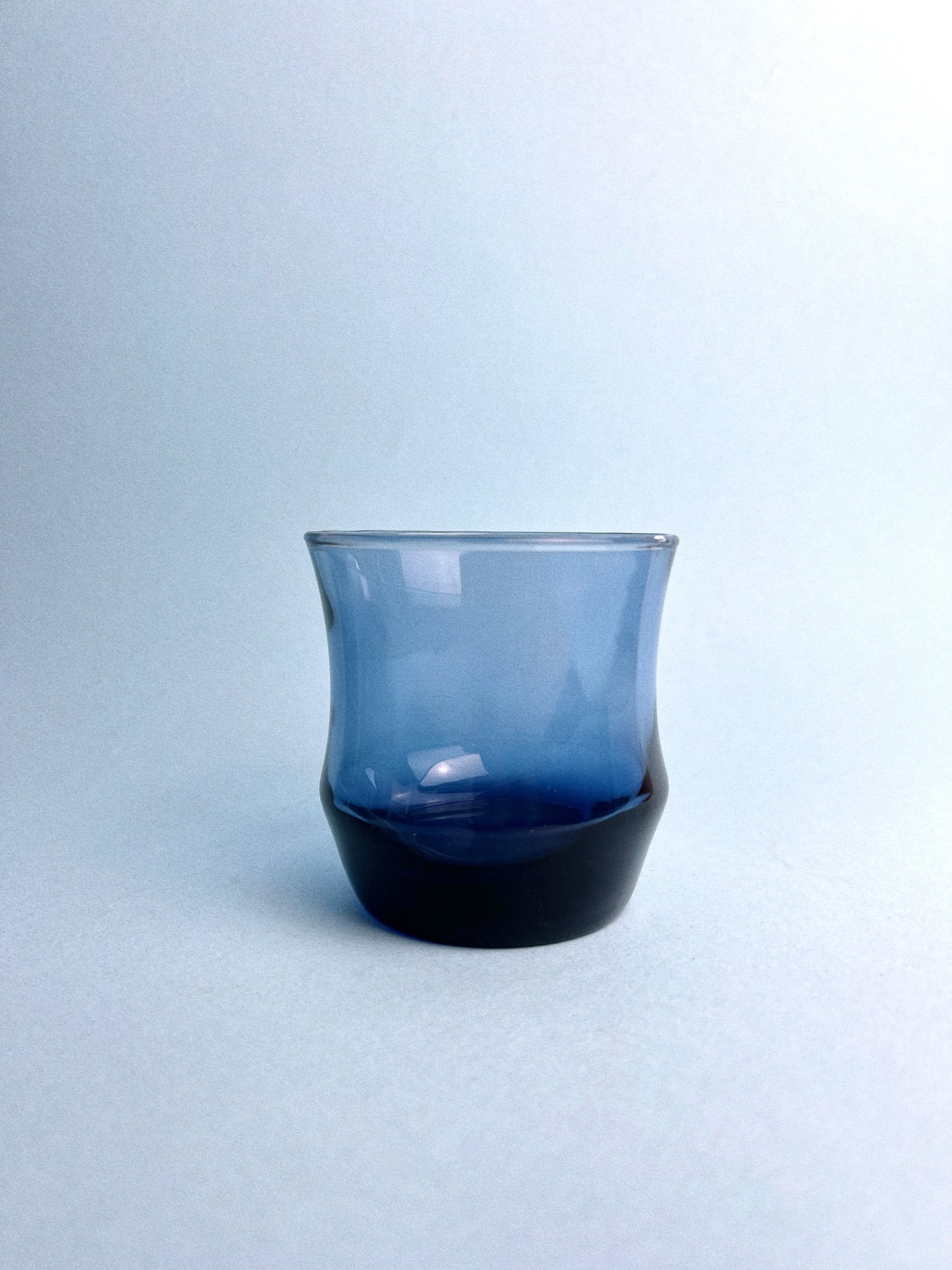 Vintage Libbey 'Apollo' Smoked Blue Glasses, Set of 6
