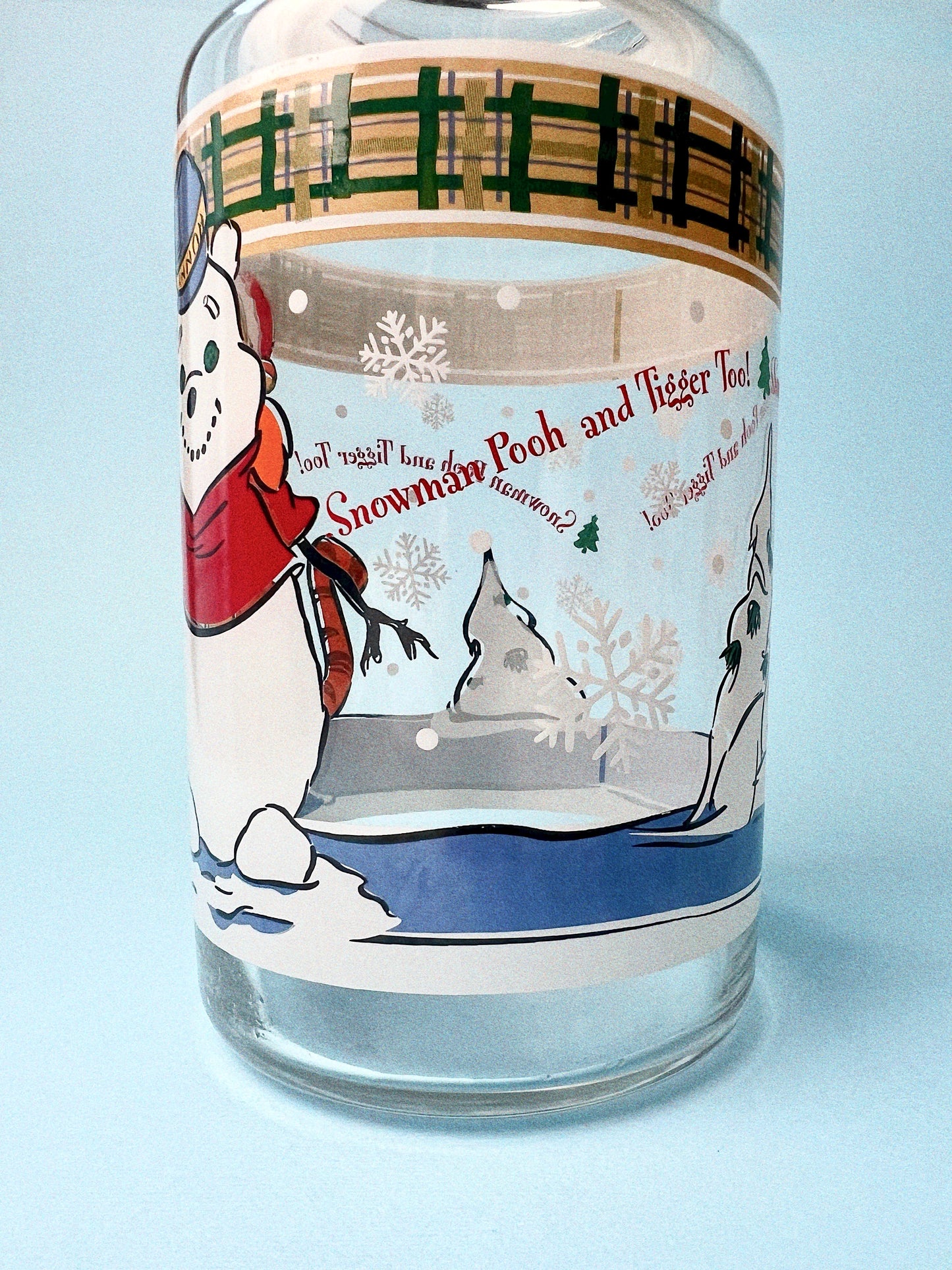 Snowman Pooh + Tigger Jar