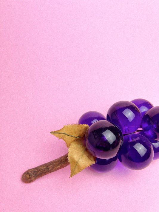 Lucite Grapes | Purple