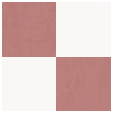 Checkerboard Sticker Tile | Grecian Rose