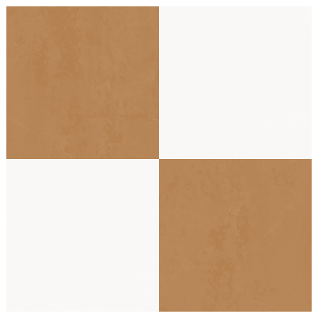 Checkerboard Sticker Tile | Golden Age