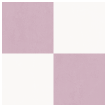Checkerboard Sticker Tile | Lavender Haze