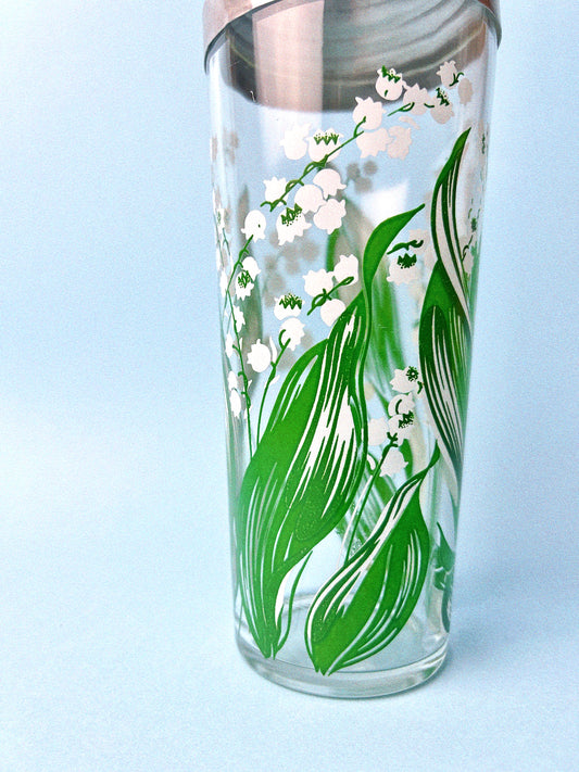 Lily of the Valley Cocktail Shaker | Hazel Atlas