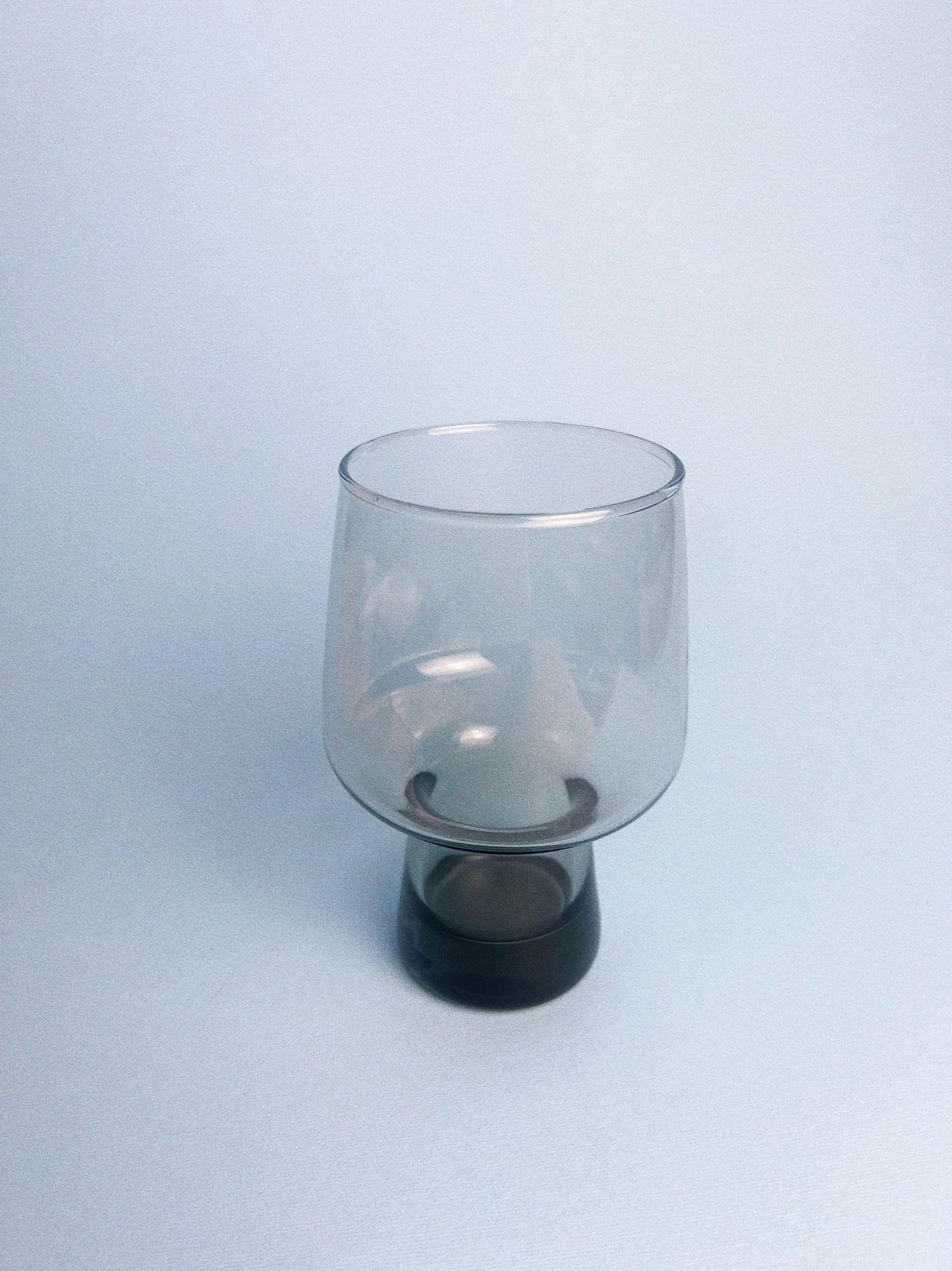 Vintage MCM Smokey Grey Libbey Beer Glasses, Set of 4