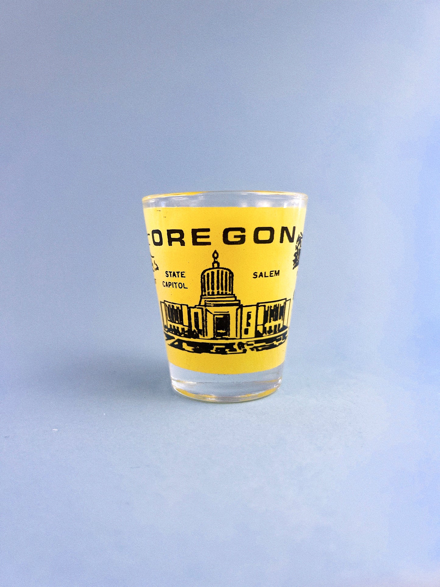Vintage Oregon Souvenir 1 oz Shot Glass