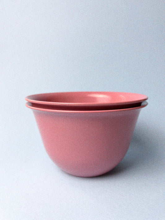 Vintage Duraware Bowls, Set of 2 | Rose Pink