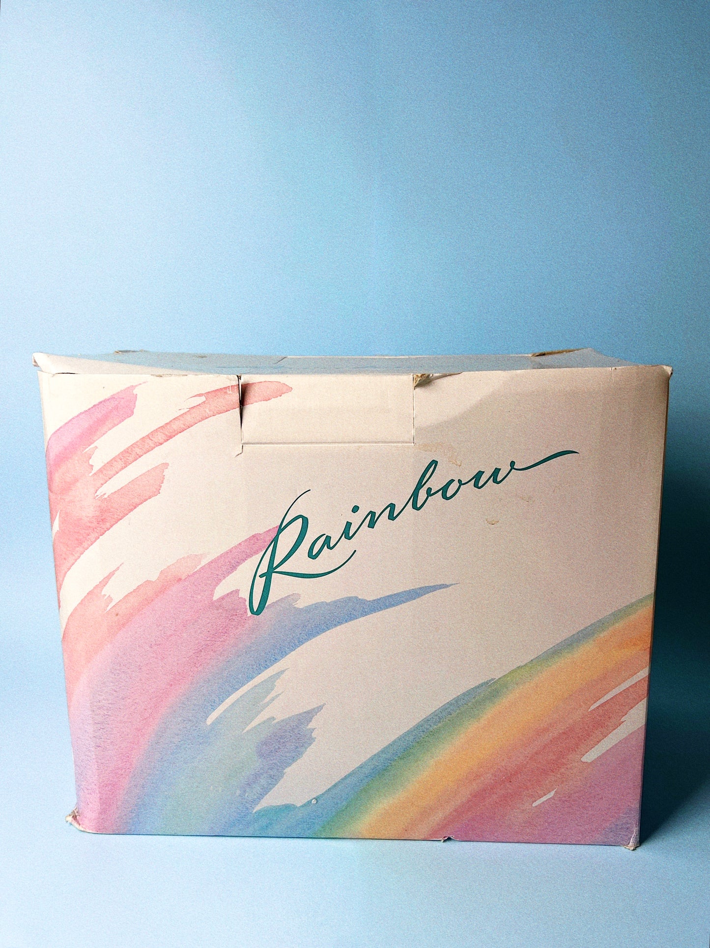 Vintage Rainbow Hand Blown, Toscany Collection - Lustre + Optic Crystal Champagne Bar Set