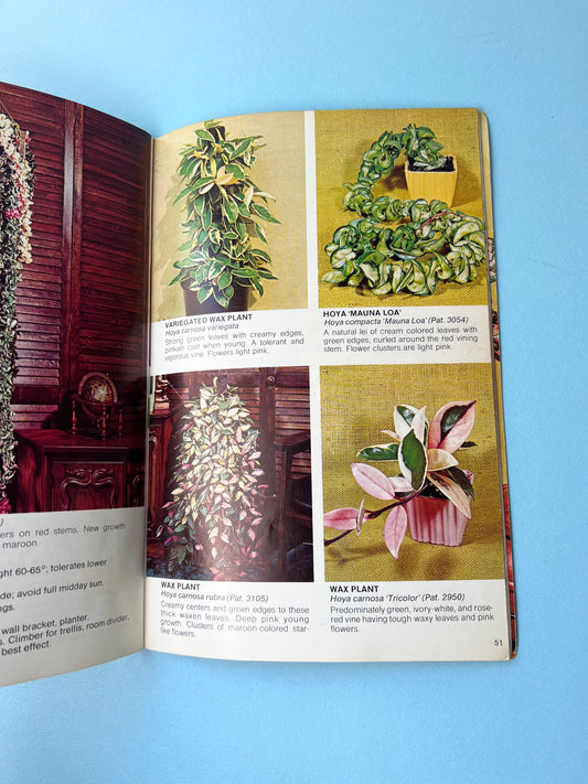 Vintage Foliage Plants for Modern Living Book