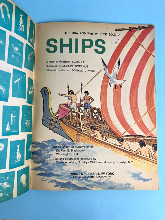 The HOW AND WHY Wonder Book of SHIPS
