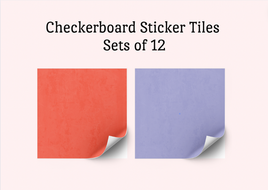 Checkerboard Sticker Tile | CUSTOM