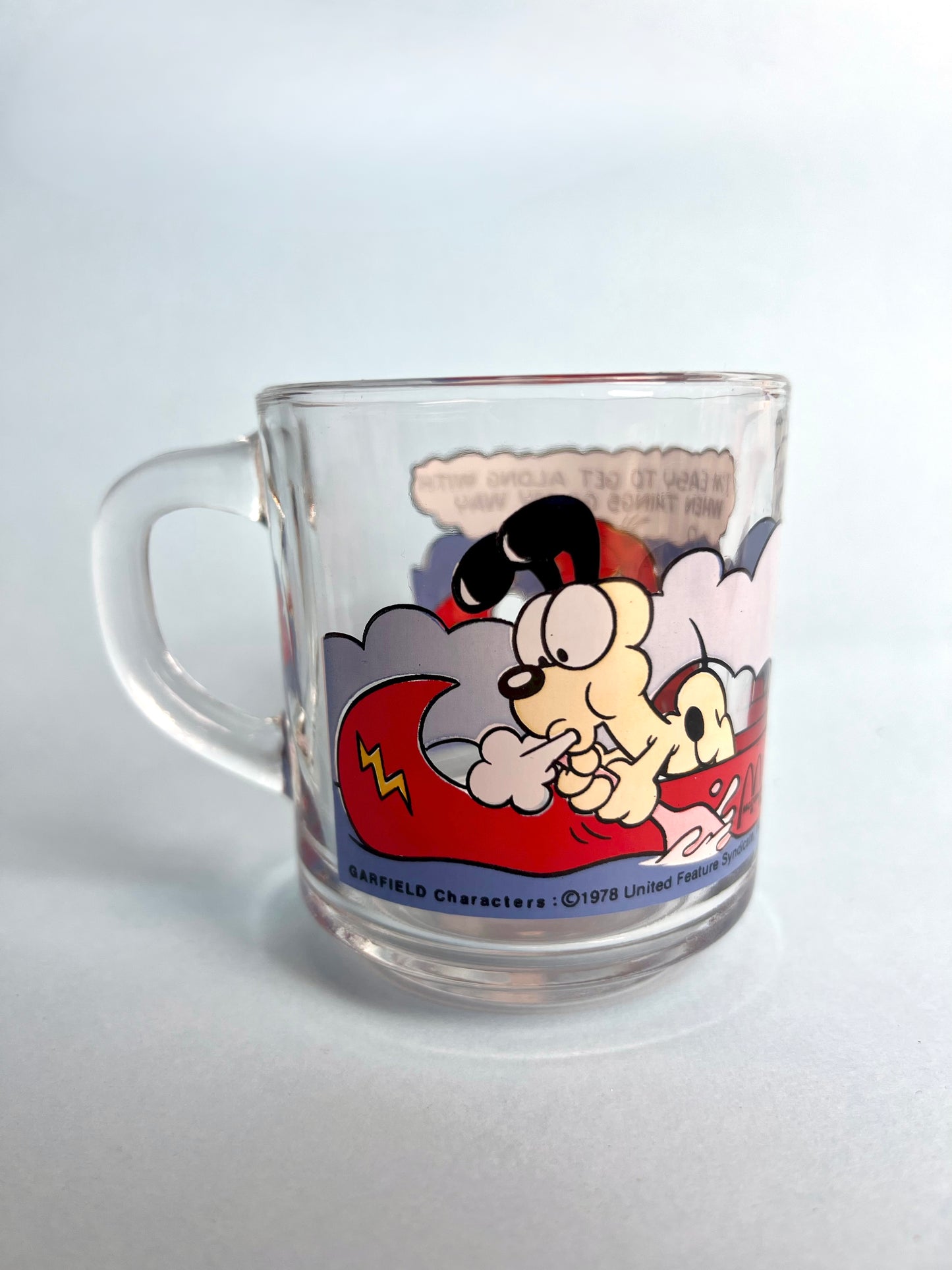 McDonald's Garfield Glass Mug
