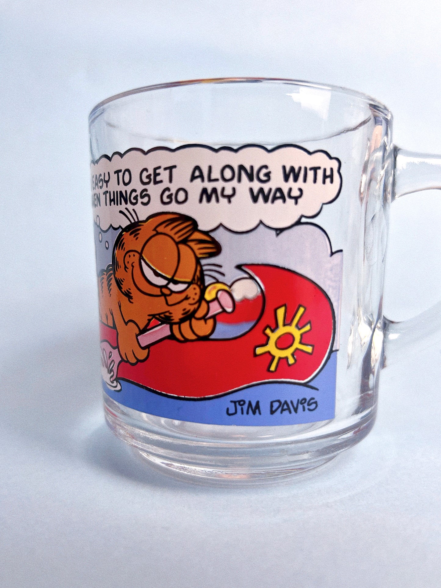 McDonald's Garfield Glass Mug