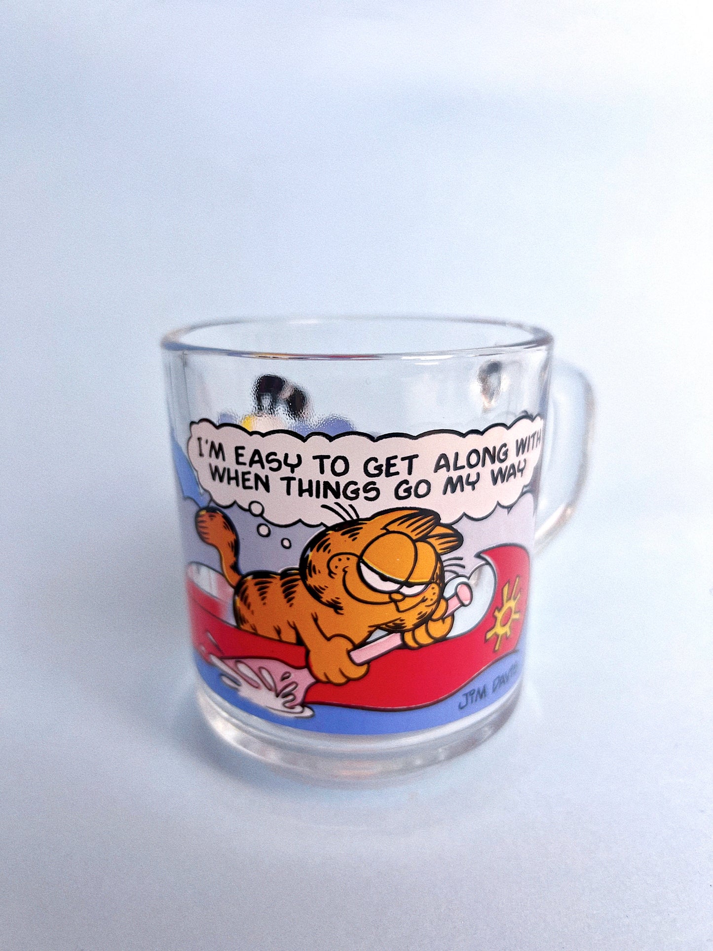 McDonald's Garfield Glass Mug