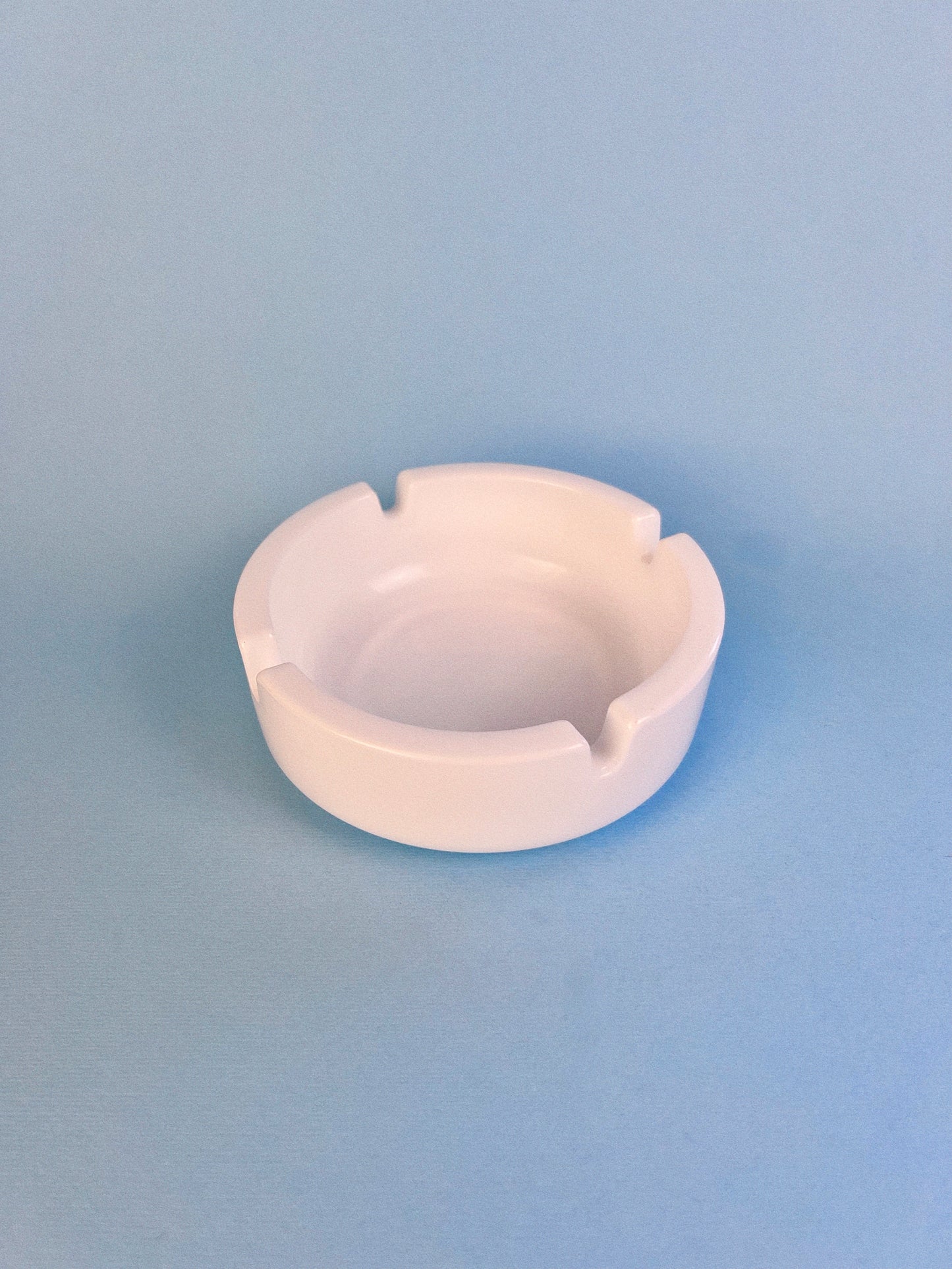 Vintage Simple Milk Glass Ashtray