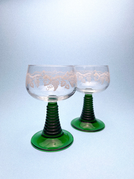 Rhône Cordial Glasses with Beehive Stem, Set of 4