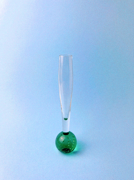 Welles Bubble Base Vase | Green