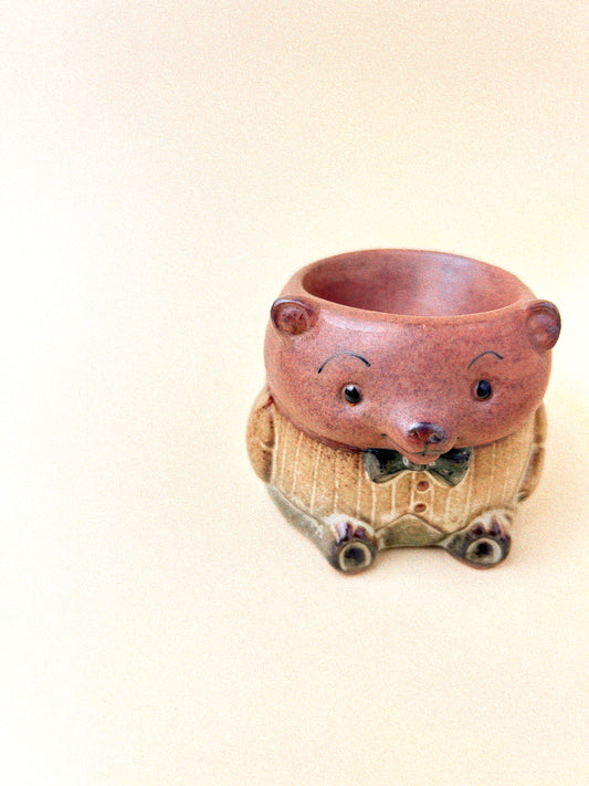 Vintage Dapper Bear Egg Cup, Set of 2 | Giftcraft