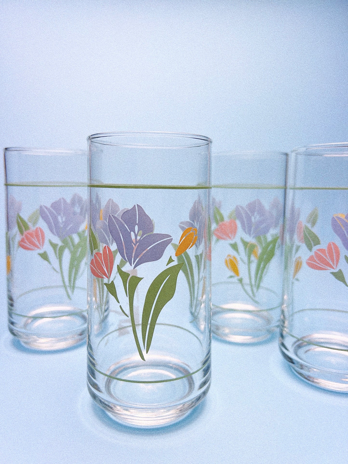 Vintage 'Friendship' Corelle Glasses, Set of 4