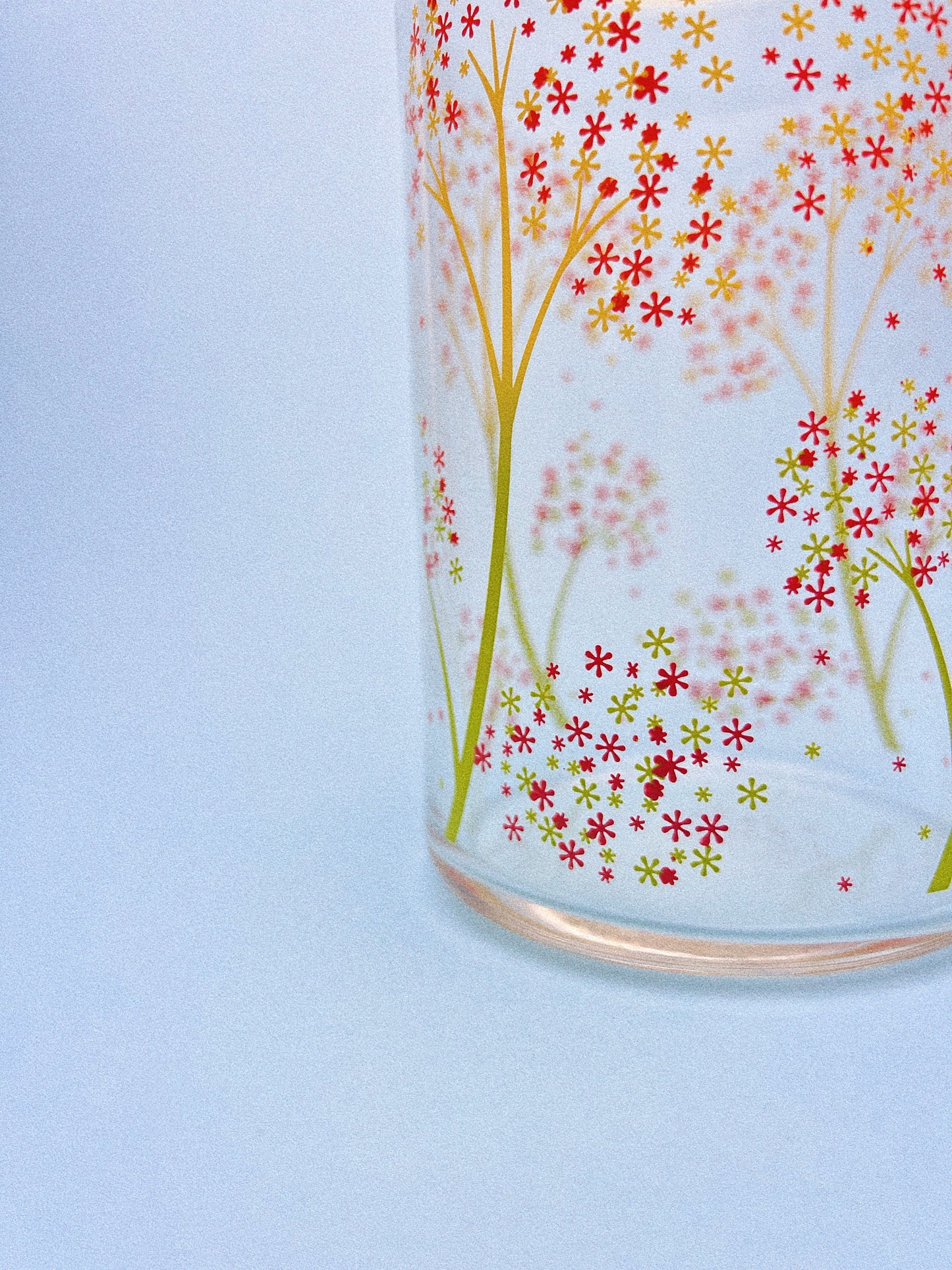 Vintage Autumn Bloom Canister | Anchor Hocking