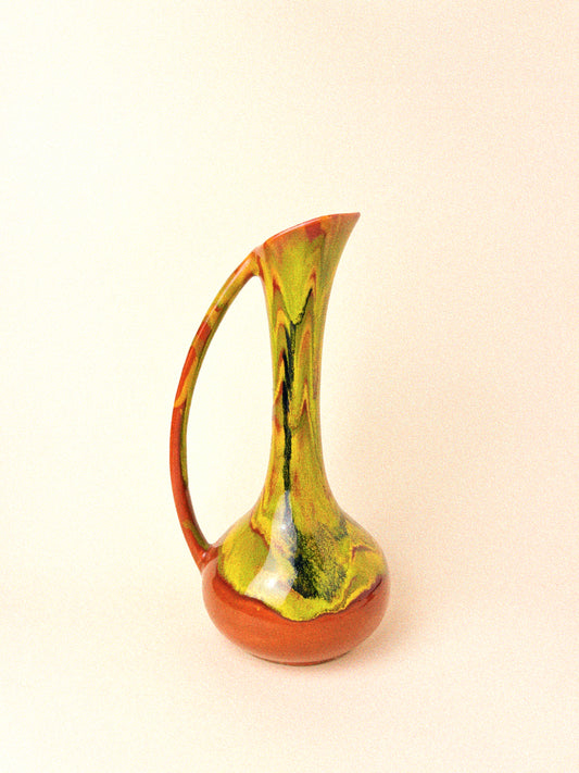 Vintage Dayglow Drip Vase
