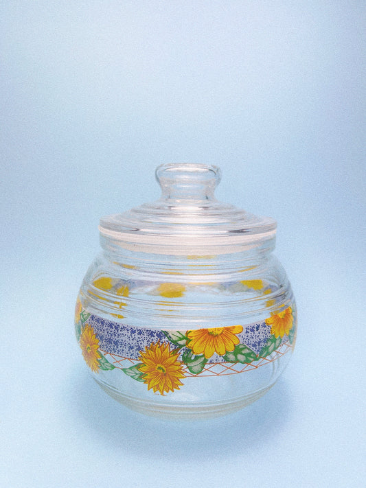 Sunflower Stash Jar