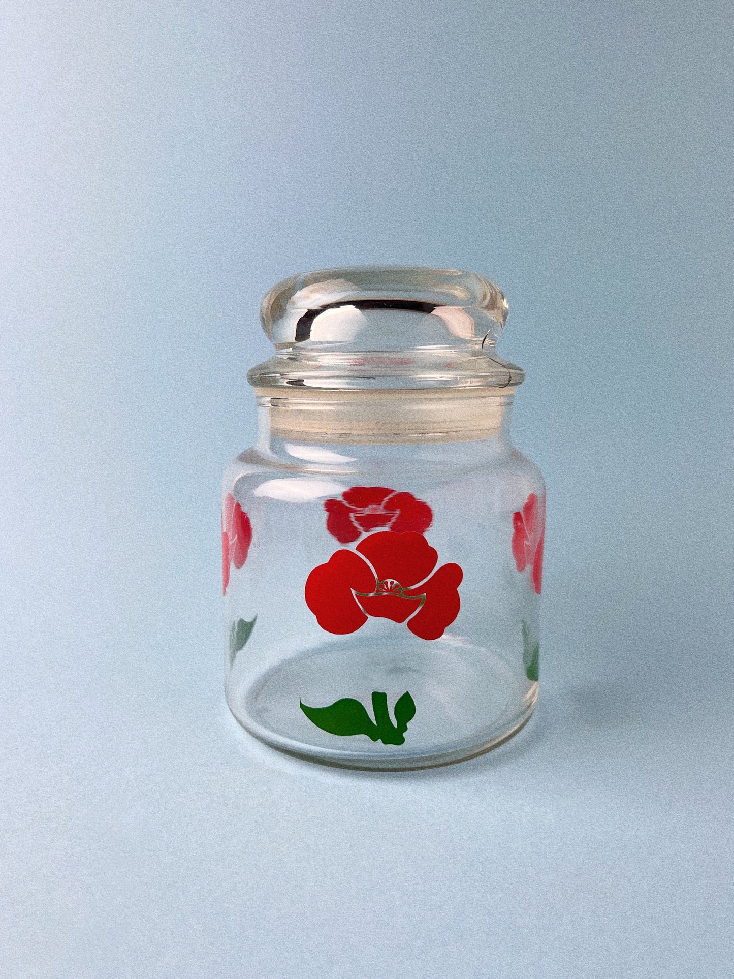 Vintage Foxy Floral Canister