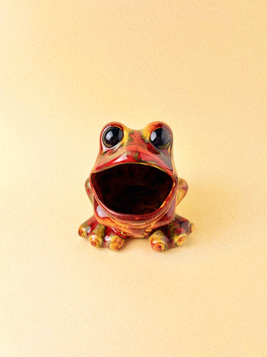 Vintage Frog Sponge Holder