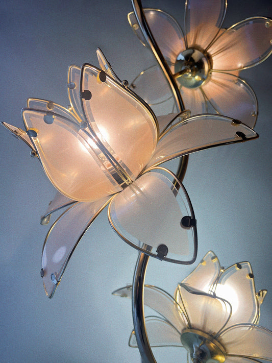 Pink & Gold Lotus Table Lamp