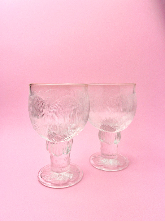 Peony Goblet, Set of 2