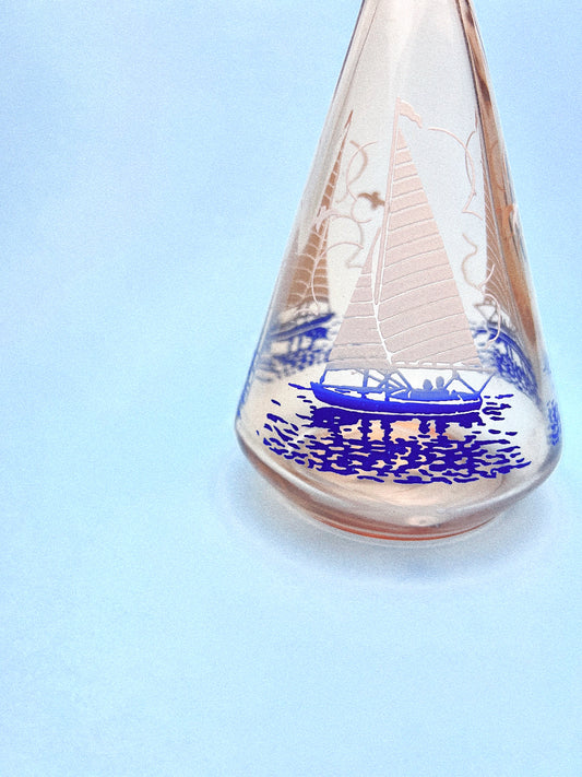 Vintage Festival of Britain Sailing Decanter