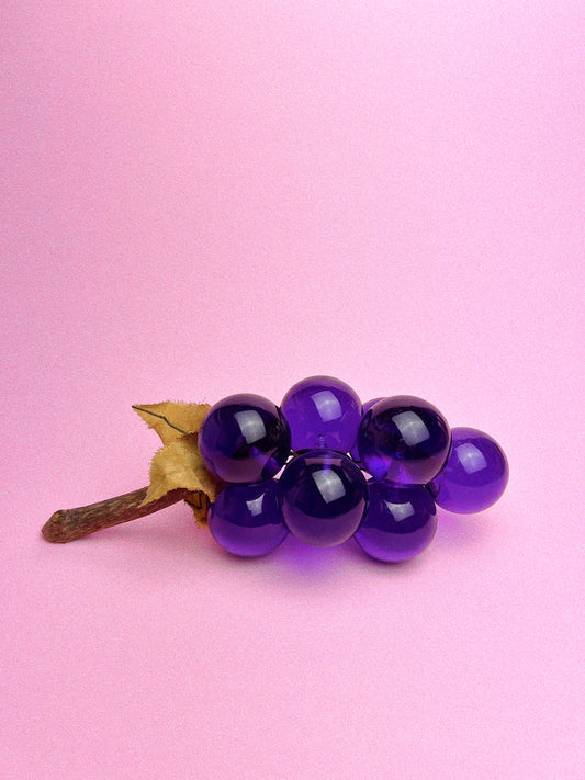 Lucite Grapes | Purple