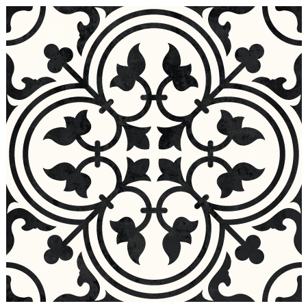 Catalina Sticker Tile | Onyx