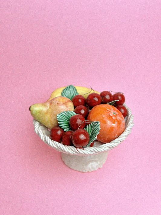 Vintage Lanzarin Fruit Basket