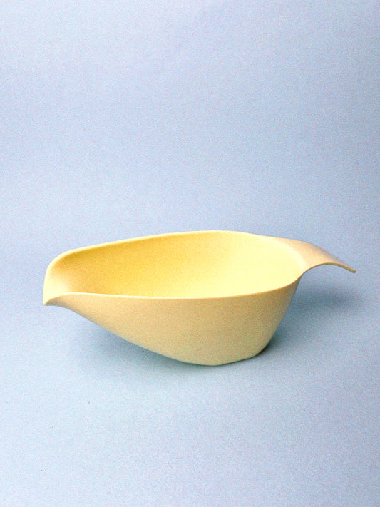 Vintage Butter Yellow Melamine Scoop | Melmac