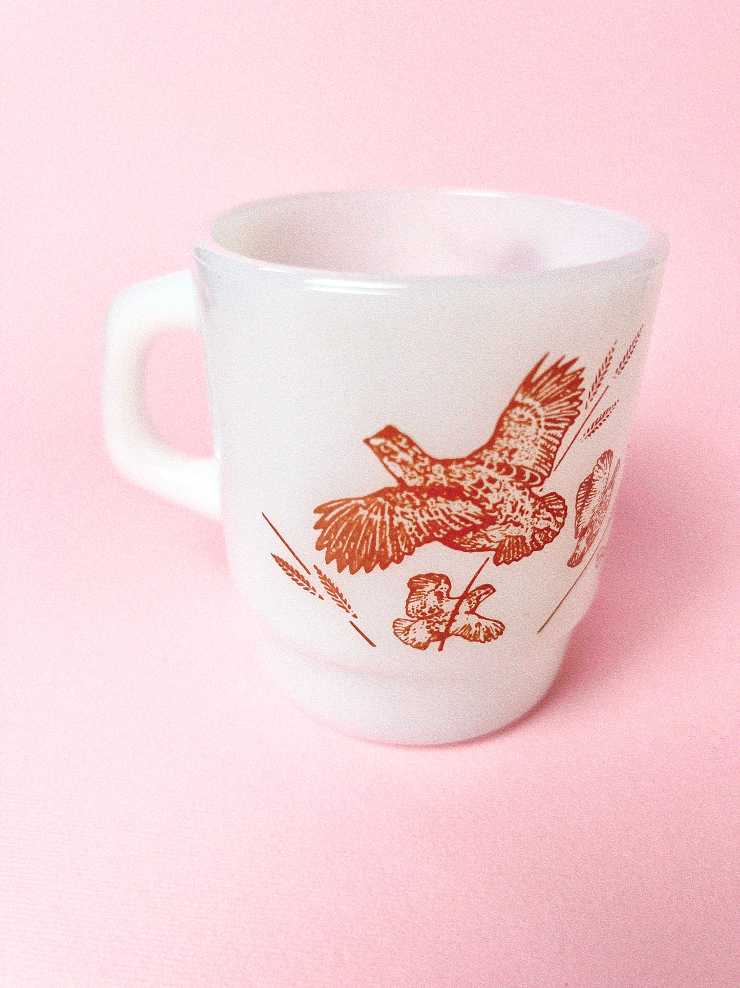 Vintage Bobwhite Quail Mug | Fire-King