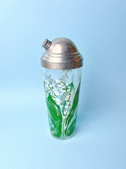 Lily of the Valley Cocktail Shaker | Hazel Atlas