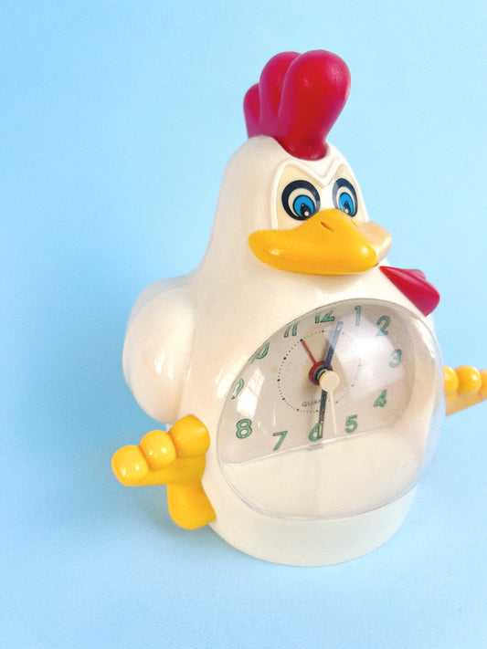 Vintage Rooster Alarm Clock