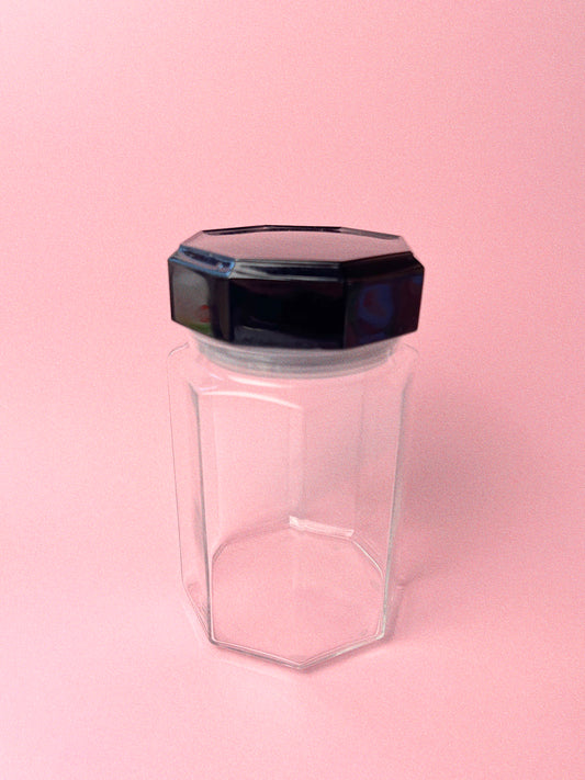 Vintage Arcoroc France Octime Collection Stash Jar