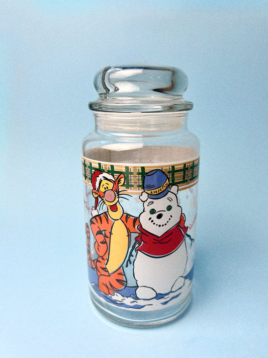 Snowman Pooh + Tigger Jar