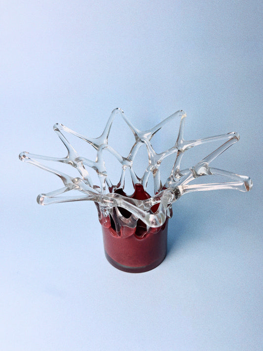 Lattice Glass Vase