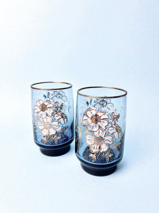 Vintage St Clair Juice Glasses, Set of 2 | Libbey