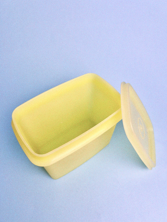 Vintage Tupperware Shelf Saver | Yellow