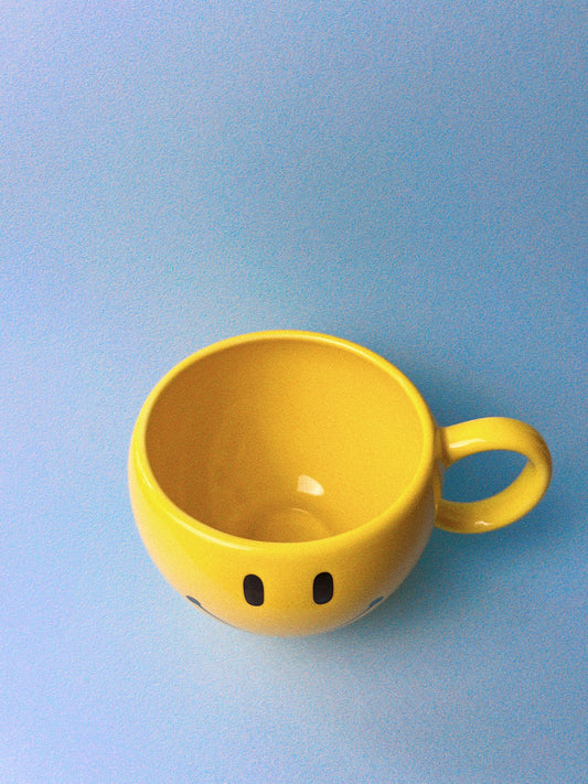 Vintage 90's Teleflora Smiley Face Mug